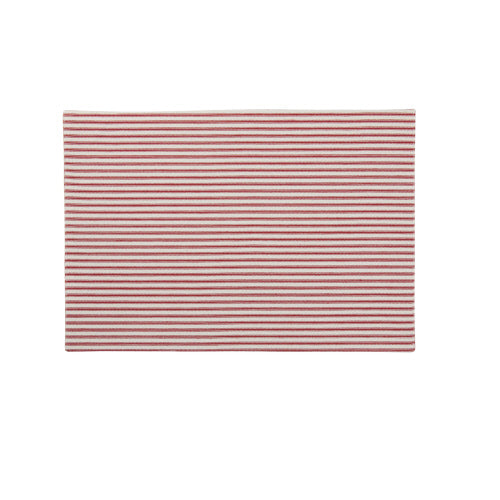 Red Ticking Stripe Placemat