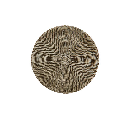 Faux Rattan Smoke Placemat