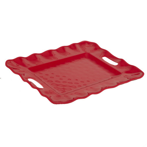 Perlette Red Melamine Serveware