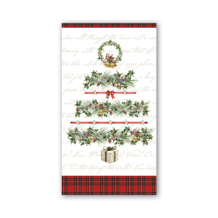 MDW Holiday Garland Hostess Napkin