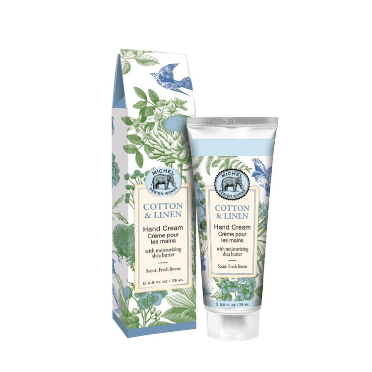 MDW Cotton & Linen Hand Cream 2.5 fl oz.