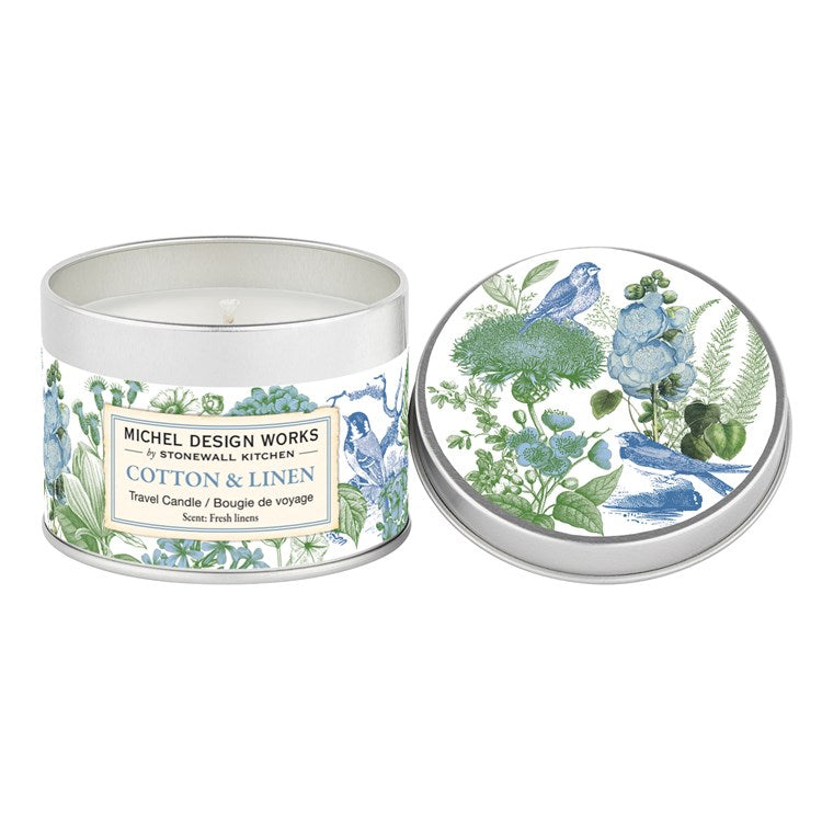 MDW Cotton & Linen Travel Candle