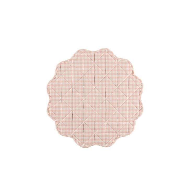 Maggie-Blush Gingham Placemat