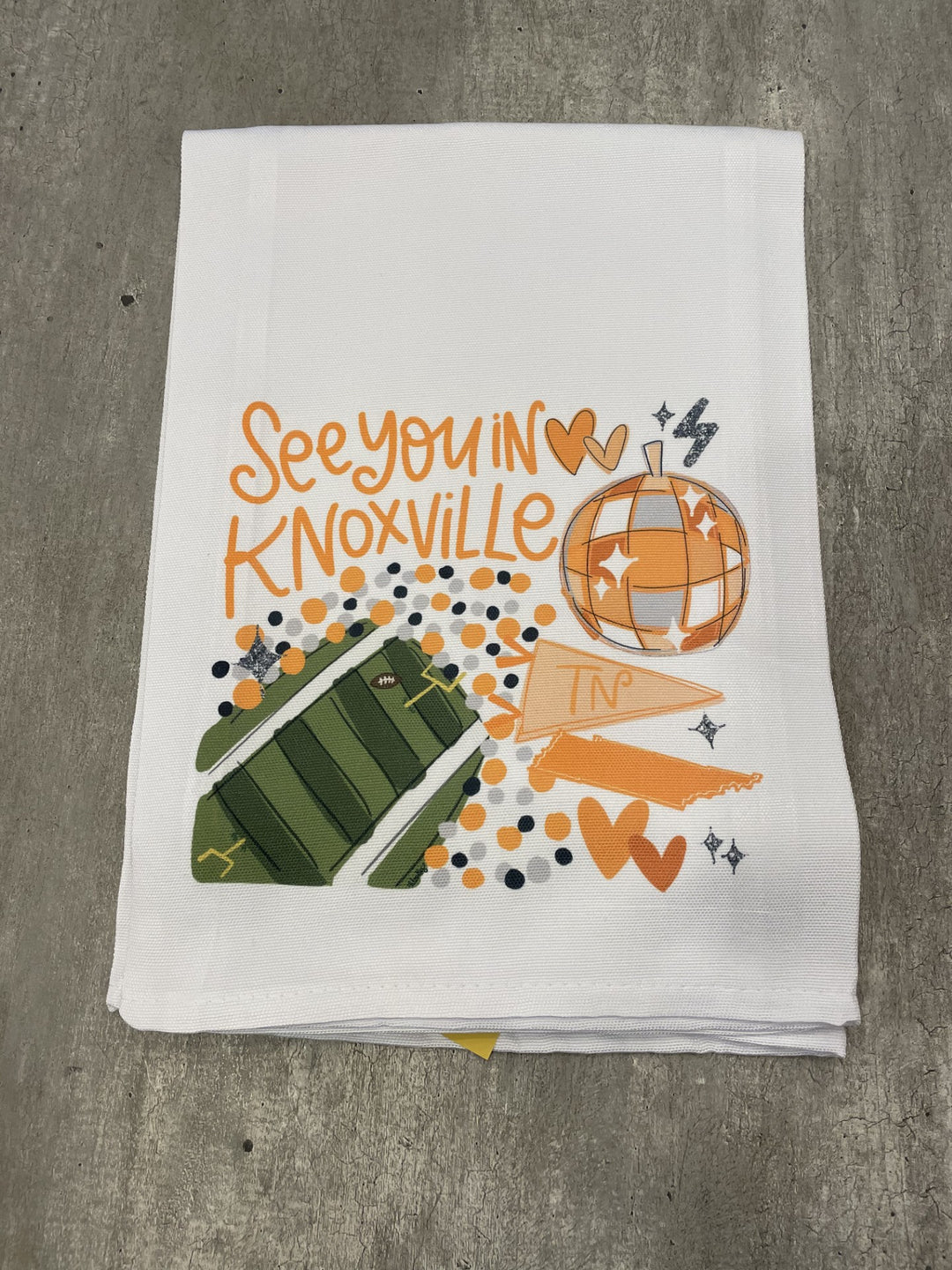 See You in Knoxville Tea Towel