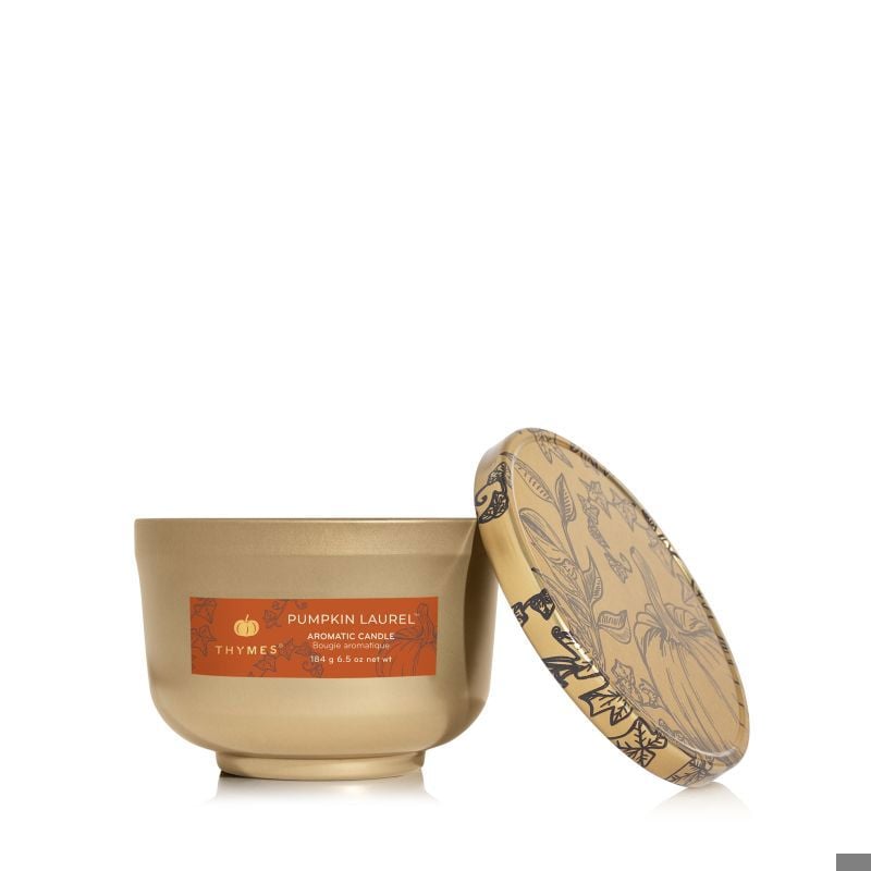Pumpkin Laurel 6.5oz Universal Tin Candle