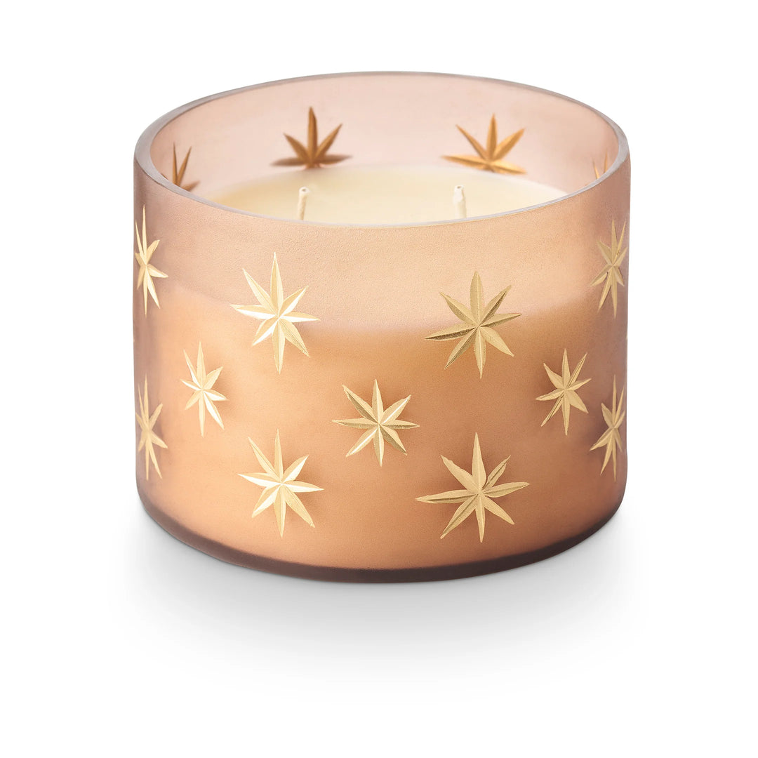 Woodfire Frosted Star Glass
