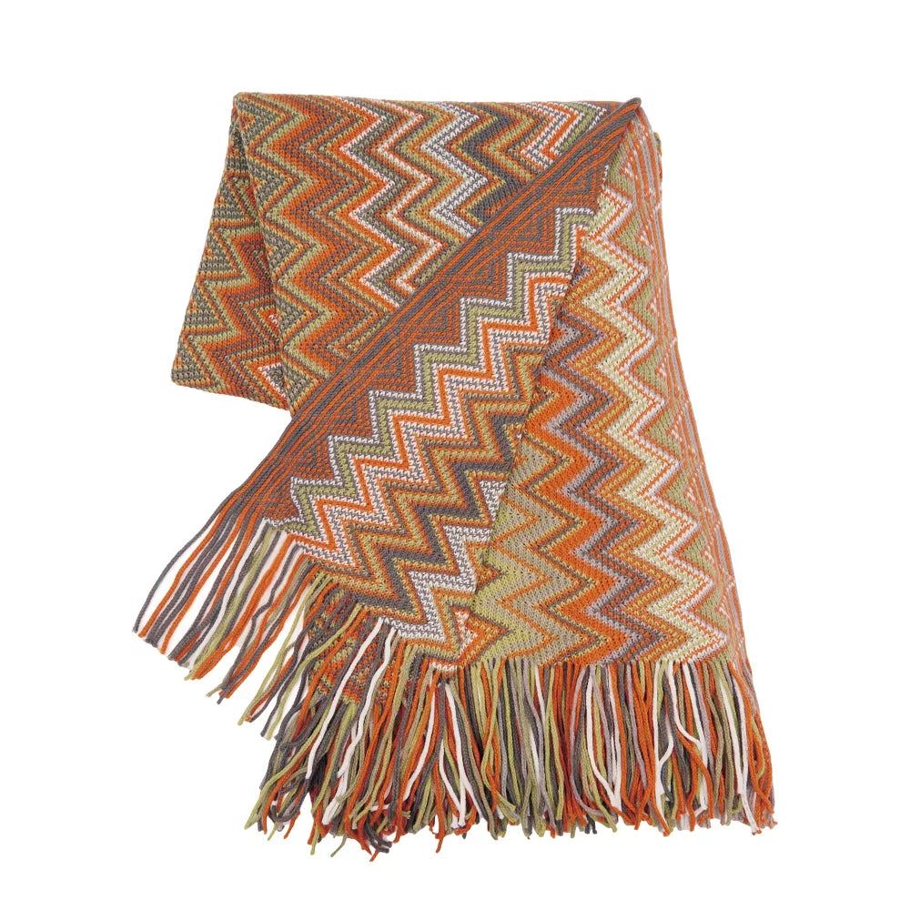 Zig Zag Santa Fe Throw