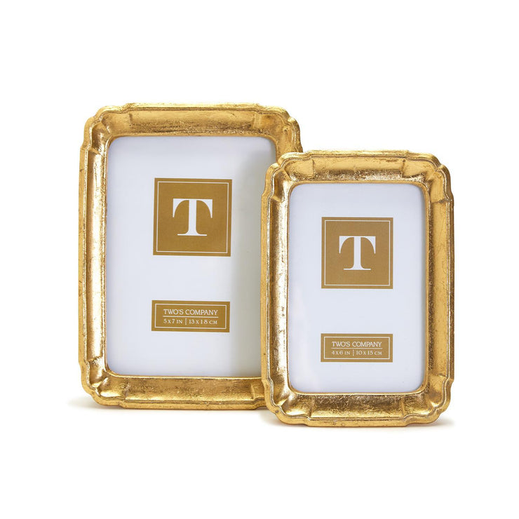 Bonheur Gold Leaf Photo Frame