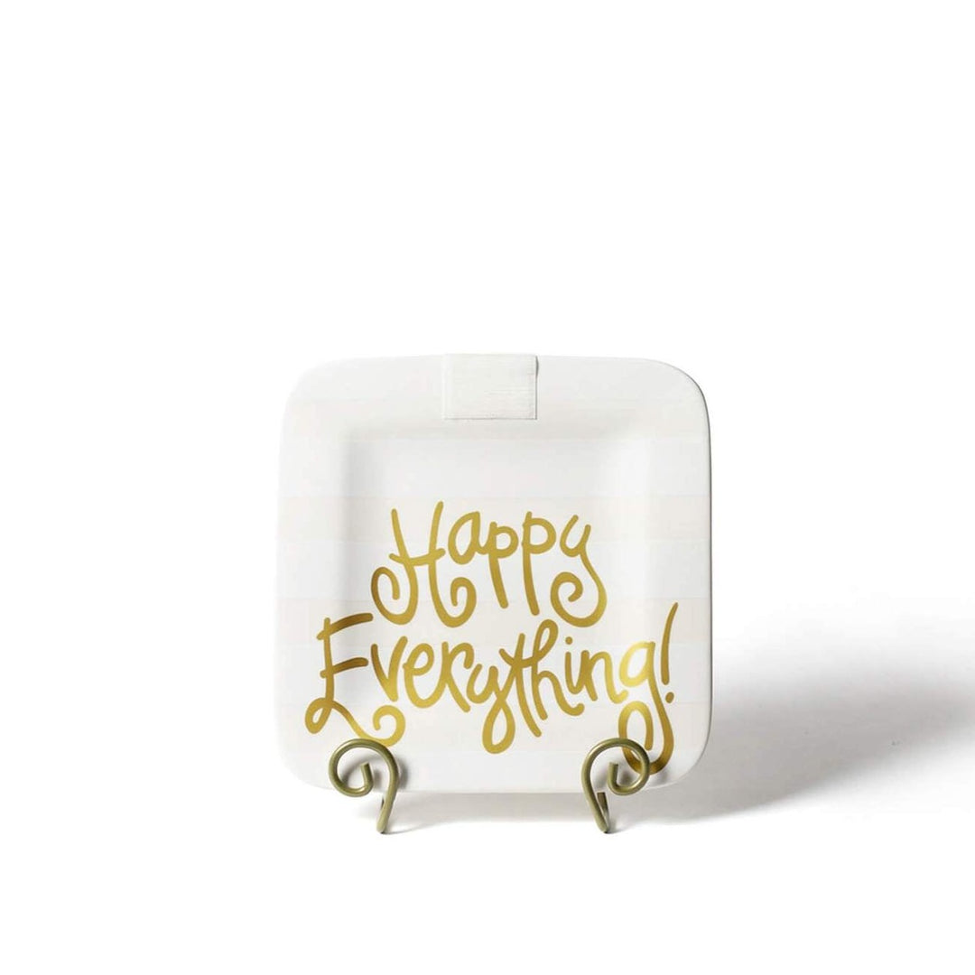 Happy Everything Mini Platter-White Stripe