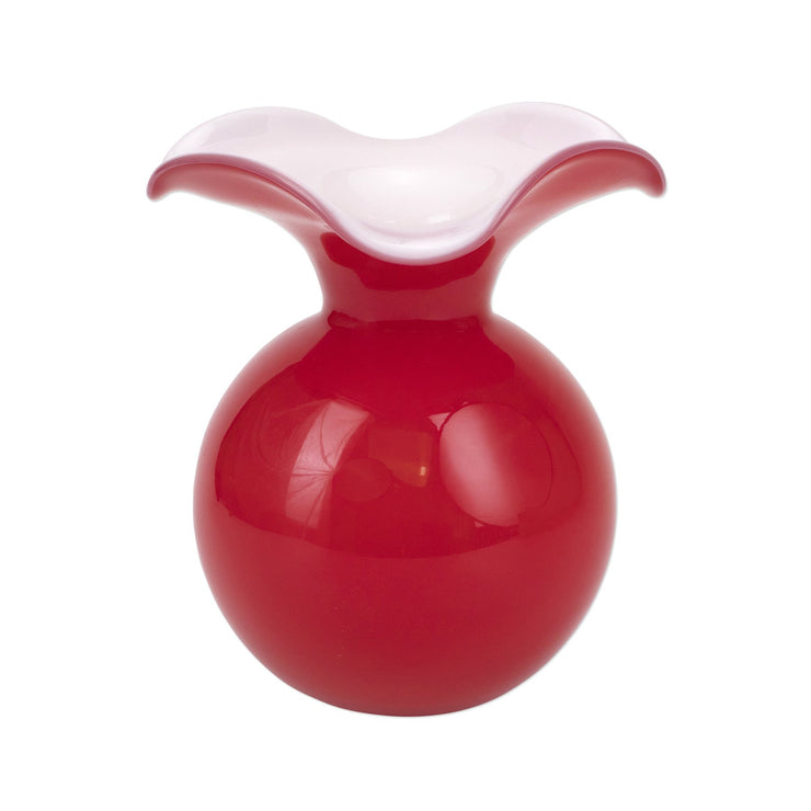 Hibiscus Red Vase