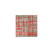 Papersoft Holiday Napkins Plaid Green & Red