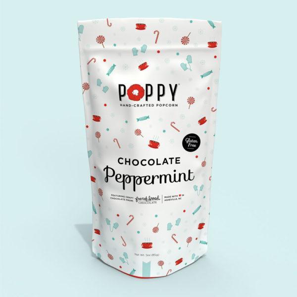 Chocolate Peppermint Bark Popcorn