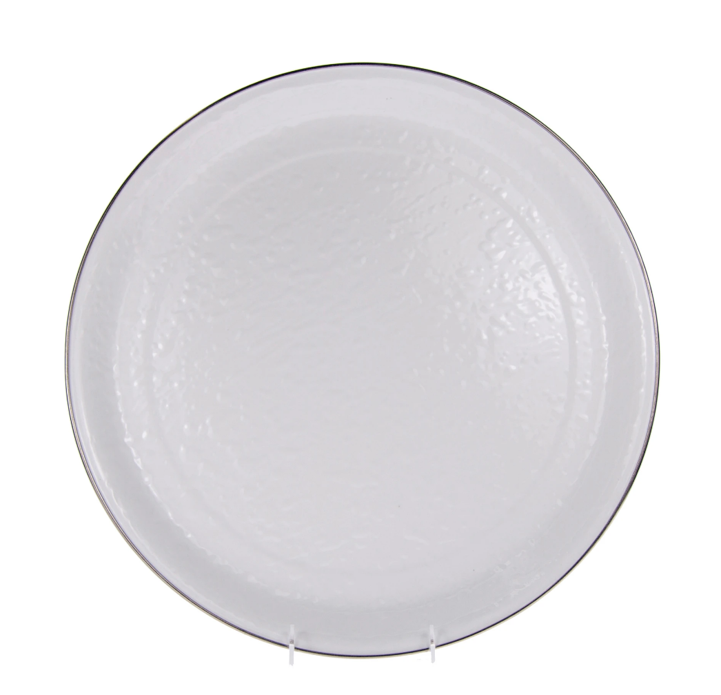 Enamelware Medium Round Tray