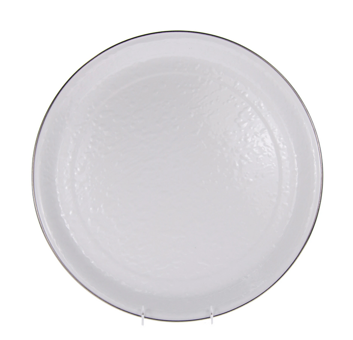 Enamelware Medium Round Tray