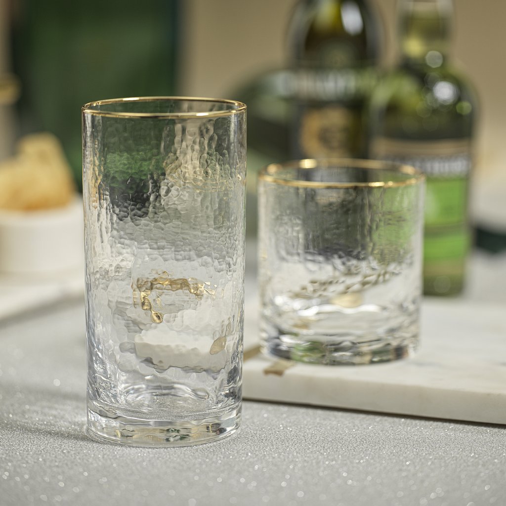 Negroni  Hammered Glassware