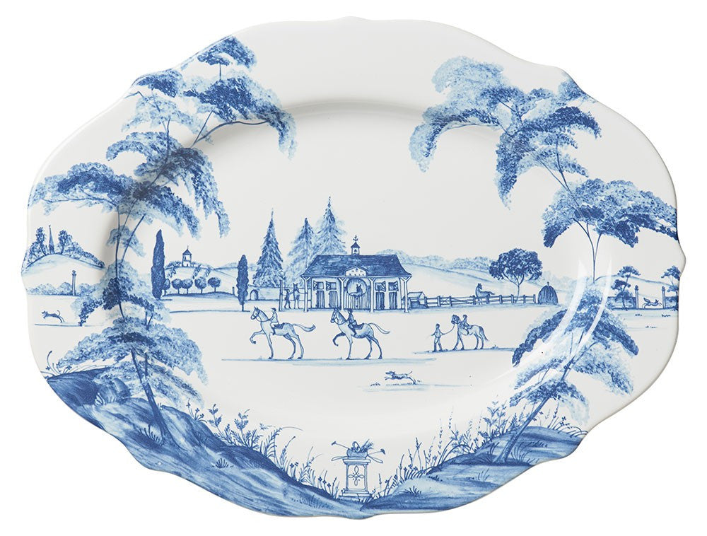 Country Estate - Delft Blue