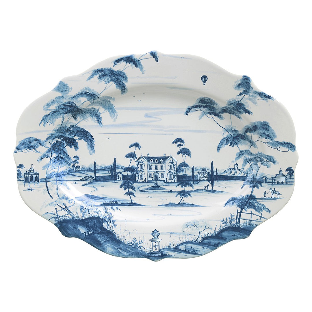 Country Estate - Delft Blue