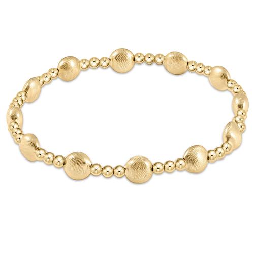 Extends Honesty Gold Sincerity 6mm Bead Bracelet