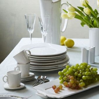 Lastra White Dinnerware