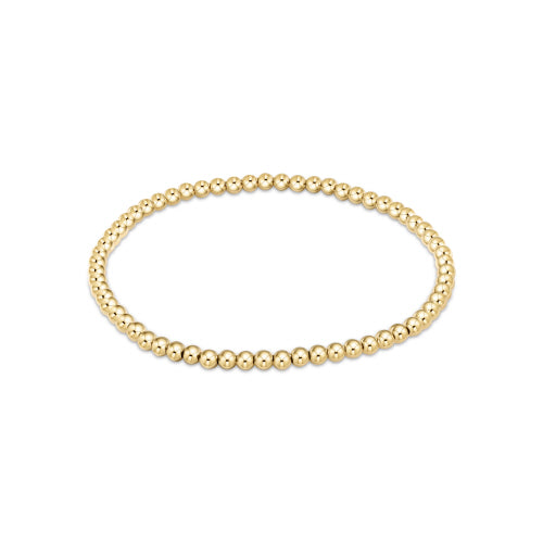 Extends Classic Gold Bead Bracelet