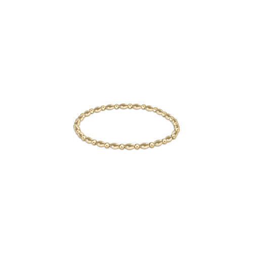Harmony Grateful Bracelet 2.5mm Bead Gold