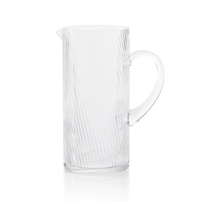 Connaught Rippled Glass Pitcher