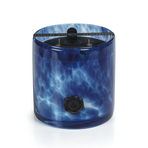 Opal Glass Three Wick Candle
