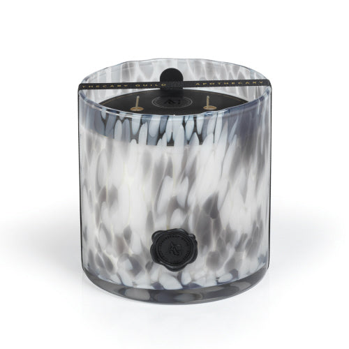 Opal Glass Three Wick Candle