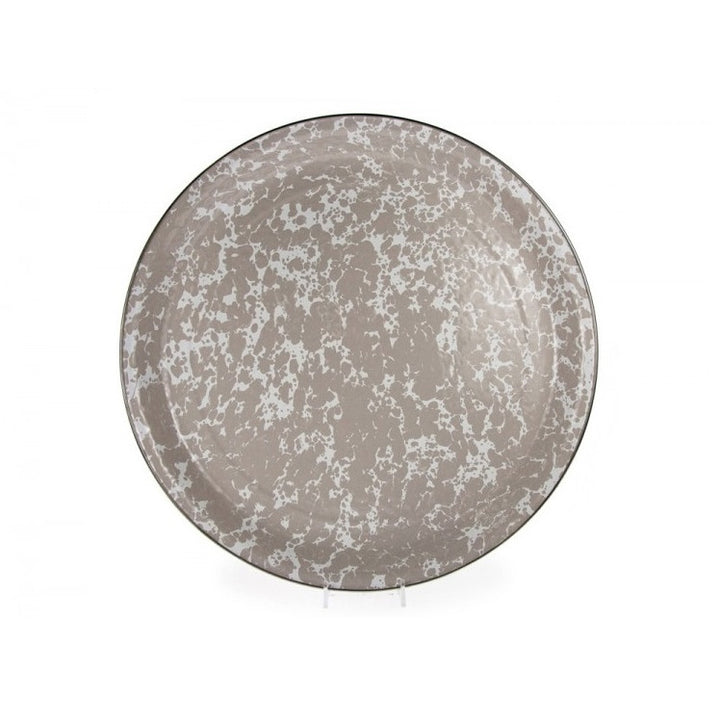 Enamelware Large Round Tray